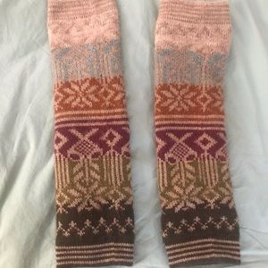 Wool leg warmers - small
